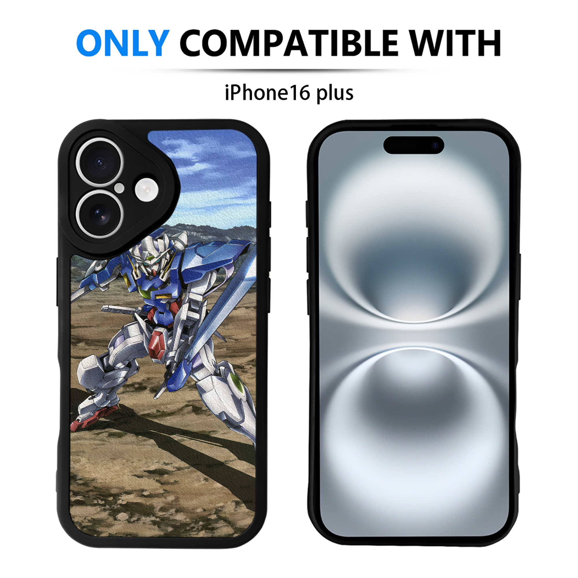 （画像用） 機動戦士ガンダム Mobile Suit Gundam 【iPhone 16シリーズ対応】シリコンスマホケース（レザー調） 材質：シリコン